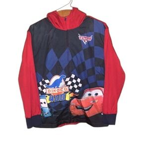 Disney Pixar Cars Lightweight Jacket Boys Sz 10-12